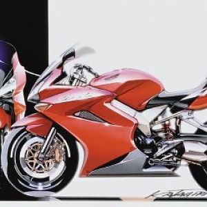 2002 Honda Interceptor design sketch