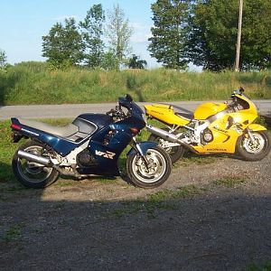 My 87 VFR & My 98 900RR