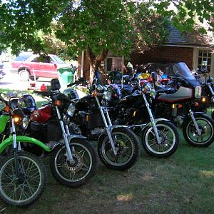 Some of the bikes - 2006