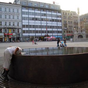 Brno fontaine