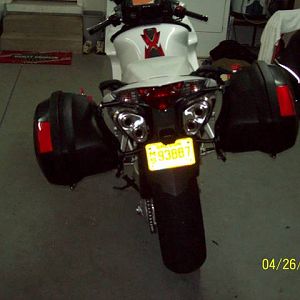 Givi V35N Hard Bags with PLX166 Brackets