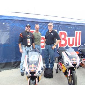 IMS Moto GP pit walk