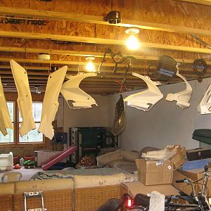 Repaired fairings.