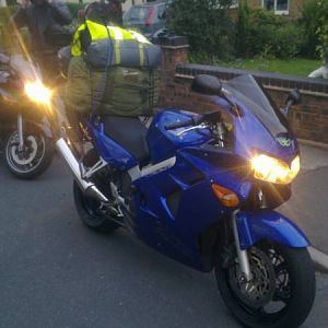 loaded up ready for the man TT 2010