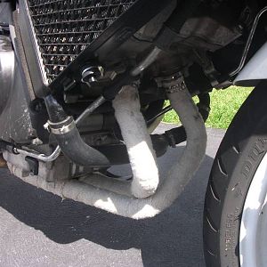 "oz800" vfr800 wrapped headers