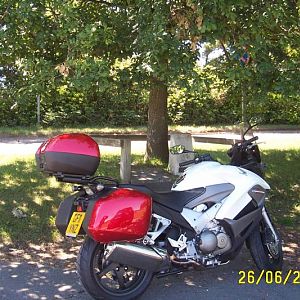 My Crossrunner at the T.E lawrence memorial