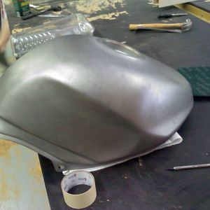 sandblasted tank (bottom)