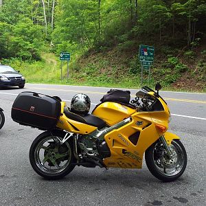 The bike on the line
