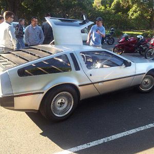 Delorean on our recent Auto Enthusiast Run thru Royal National Park Sydney