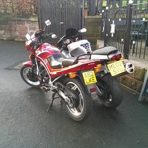 VF400 and Aprilia Mille