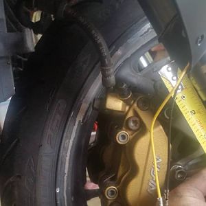 97 VFCBR -Radiator / Wheel  Clearance