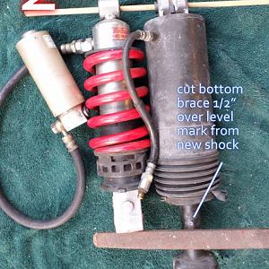vf700f rear shock replace