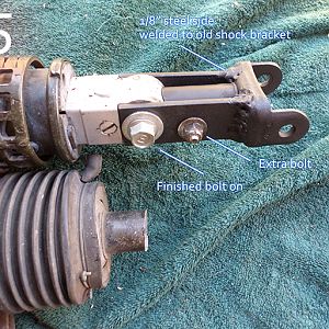 vf700f rear shock replace