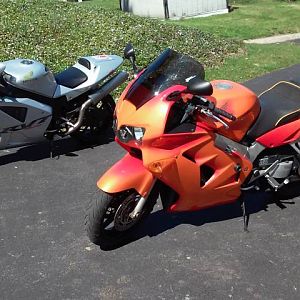 Rc51 and Rc46 riding today