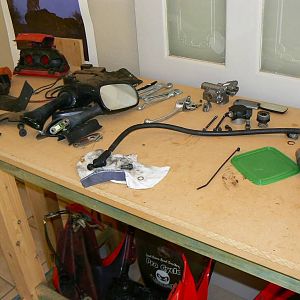 Clutch master and slave - parts waiting