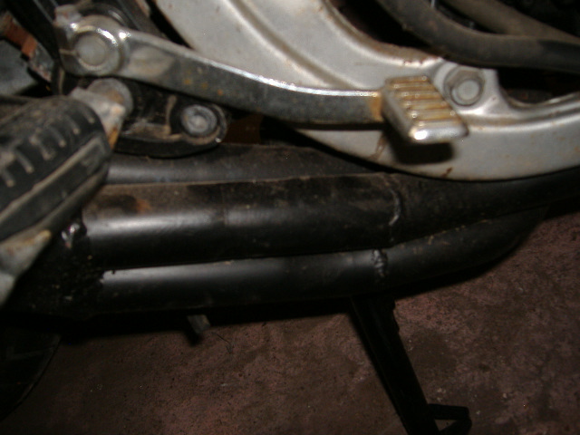 85 vf500 custom 4-1 exhaust