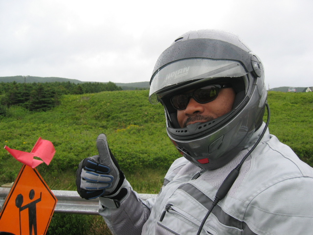 Doing my thing in the rain