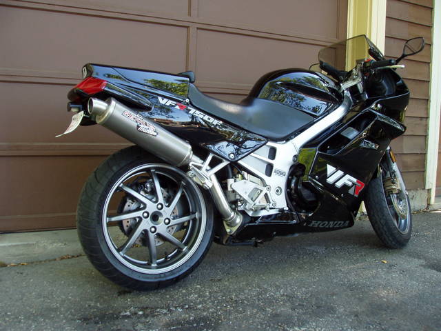 John F.\'s 1992 VFR 750, Calgary, Canada.