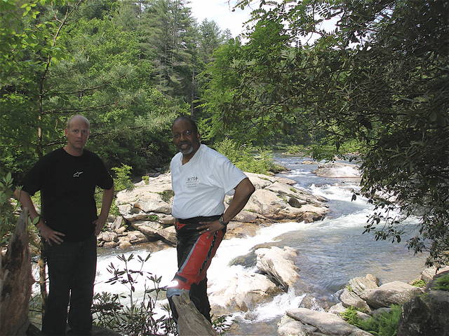 Matt and I out in nature