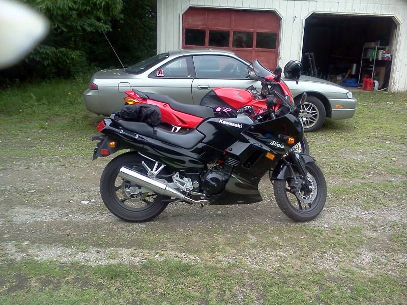 My 98 Vfr and My girlfriend's Ninja 250