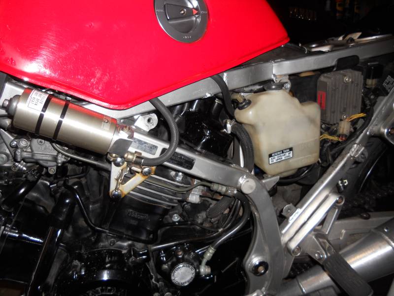 New rear shock reservoir.