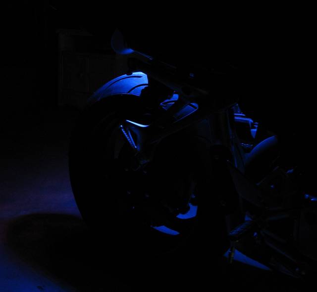 Shots of the Blue LEDS