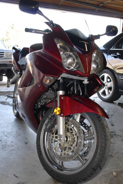The VFR covered in wax...