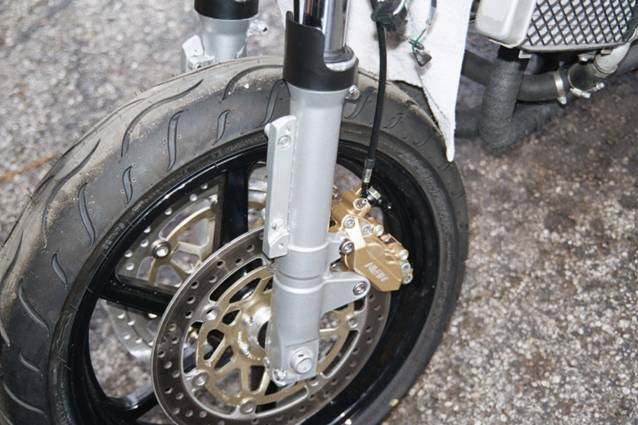 VFR800 Brake Delink